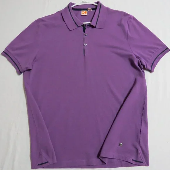 Hugo Boss Shirts 2xl Purple Hugo Boss Slim Fit Mens 69t Polo
